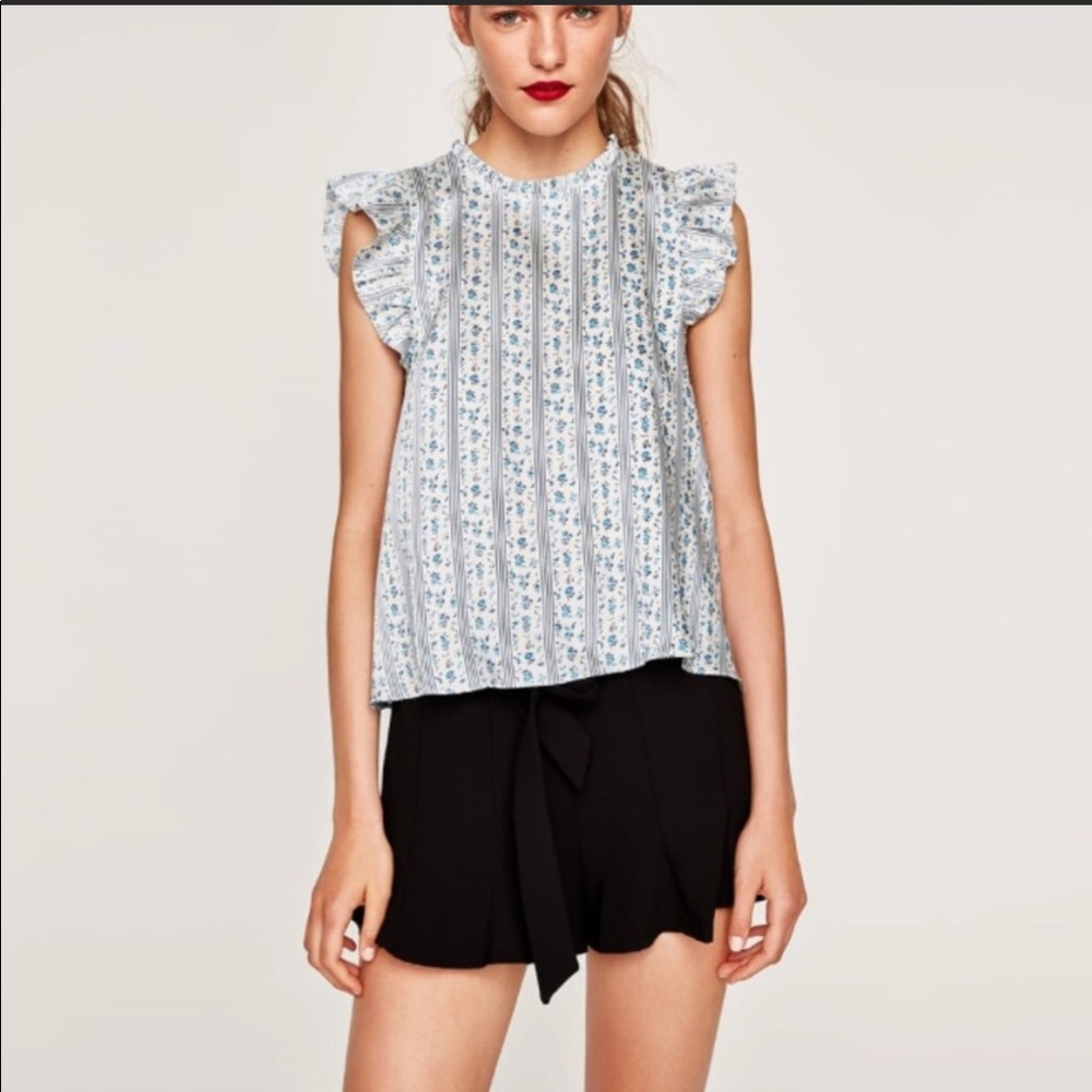 Zara Floral Blouse